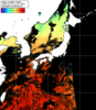 NOAA人工衛星画像:日本全域, パス=20241016 12:36 UTC
