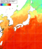 NOAA人工衛星画像:日本全域, 1週間合成画像(2024/10/10～2024/10/16UTC)