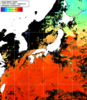 NOAA人工衛星画像:日本全域, 1日合成画像(2024/10/18UTC)