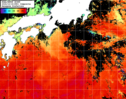 NOAA人工衛星画像:黒潮域, 1日合成画像(2024/10/18UTC)