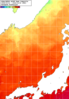 NOAA人工衛星画像:日本海, 1週間合成画像(2024/10/12～2024/10/18UTC)