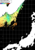 NOAA人工衛星画像:日本海, パス=20241019 03:01 UTC