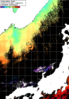 NOAA人工衛星画像:日本海, 1日合成画像(2024/10/19UTC)