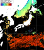 NOAA人工衛星画像:日本全域, パス=20241020 11:45 UTC