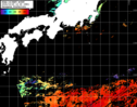 NOAA人工衛星画像:黒潮域, パス=20241020 12:29 UTC