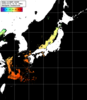 NOAA人工衛星画像:日本全域, パス=20241021 01:51 UTC