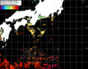 NOAA人工衛星画像:黒潮域, パス=20241021 12:35 UTC