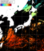 NOAA人工衛星画像:日本全域, 1日合成画像(2024/10/22UTC)