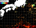 NOAA人工衛星画像:黒潮域, パス=20241021 23:57 UTC