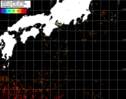 NOAA人工衛星画像:黒潮域, パス=20241022 00:54 UTC