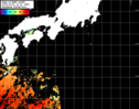 NOAA人工衛星画像:黒潮域, パス=20241022 13:03 UTC