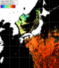 NOAA人工衛星画像:日本全域, パス=20241023 11:08 UTC