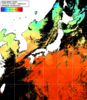 NOAA人工衛星画像:日本全域, 1日合成画像(2024/10/23UTC)