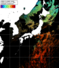 NOAA人工衛星画像:日本全域, パス=20241024 00:12 UTC