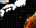 NOAA人工衛星画像:黒潮域, パス=20241024 10:56 UTC