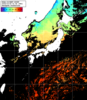 NOAA人工衛星画像:日本全域, パス=20241025 01:44 UTC