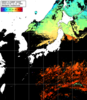 NOAA人工衛星画像:日本全域, パス=20241025 11:10 UTC
