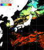 NOAA人工衛星画像:日本全域, パス=20241026 12:54 UTC