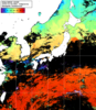 NOAA人工衛星画像:日本全域, 1日合成画像(2024/10/26UTC)