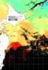 NOAA人工衛星画像:親潮域, 1日合成画像(2024/10/26UTC)