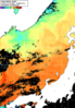 NOAA人工衛星画像:日本海, 1日合成画像(2024/10/26UTC)