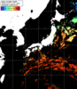 NOAA人工衛星画像:日本全域, パス=20241027 01:18 UTC