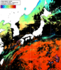 NOAA人工衛星画像:日本全域, 1日合成画像(2024/10/28UTC)