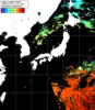 NOAA人工衛星画像:日本全域, パス=20241029 12:16 UTC
