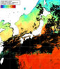 NOAA人工衛星画像:日本全域, 1日合成画像(2024/10/30UTC)