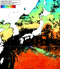 NOAA人工衛星画像:日本全域, 1日合成画像(2024/10/31UTC)