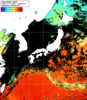 NOAA人工衛星画像:日本全域, 1日合成画像(2024/11/01UTC)