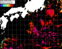 NOAA人工衛星画像:黒潮域, パス=20241101 01:55 UTC