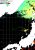 NOAA人工衛星画像:日本海, 1日合成画像(2024/11/01UTC)