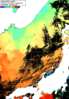 NOAA人工衛星画像:日本海, 1日合成画像(2024/11/02UTC)