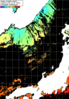 NOAA人工衛星画像:日本海, パス=20241104 12:40 UTC