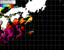 NOAA人工衛星画像:黒潮域, パス=20241105 14:10 UTC