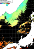 NOAA人工衛星画像:日本海, 1日合成画像(2024/11/05UTC)