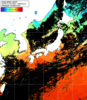 NOAA人工衛星画像:日本全域, 1日合成画像(2024/11/06UTC)