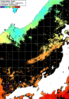 NOAA人工衛星画像:日本海, 1日合成画像(2024/11/06UTC)