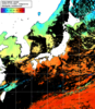 NOAA人工衛星画像:日本全域, 1日合成画像(2024/11/07UTC)