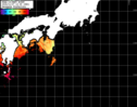 NOAA人工衛星画像:黒潮域, パス=20241107 13:05 UTC