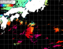 NOAA人工衛星画像:黒潮域, パス=20241108 02:07 UTC