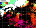 NOAA人工衛星画像:黒潮域, 1日合成画像(2024/11/08UTC)