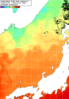 NOAA人工衛星画像:日本海, 1週間合成画像(2024/11/02～2024/11/08UTC)