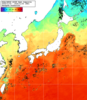 NOAA人工衛星画像:日本全域, 1週間合成画像(2024/11/03～2024/11/09UTC)