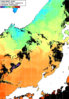 NOAA人工衛星画像:日本海, 1日合成画像(2024/11/09UTC)