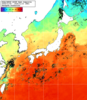 NOAA人工衛星画像:日本全域, 1週間合成画像(2024/11/04～2024/11/10UTC)