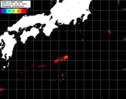 NOAA人工衛星画像:黒潮域, パス=20241110 12:25 UTC