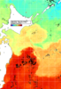 NOAA人工衛星画像:親潮域, 1週間合成画像(2024/11/06～2024/11/12UTC)