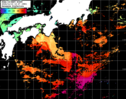 NOAA人工衛星画像:黒潮域, パス=20241113 12:27 UTC